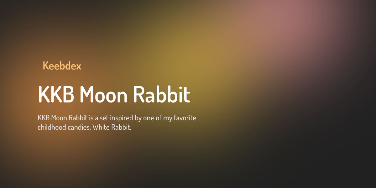 KKB Moon Rabbit - Keebdex